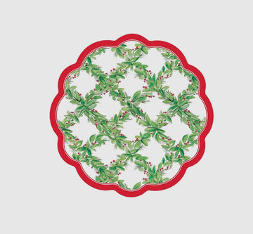 Sophistiplate Holly Berry Plate