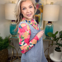 Tropical Delivery Mesh Layering Shirt-S-3X