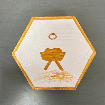 Hexagon Manger Table Block