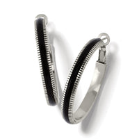 Brighton | Interlok Noir Heirlom Hoop Earrings