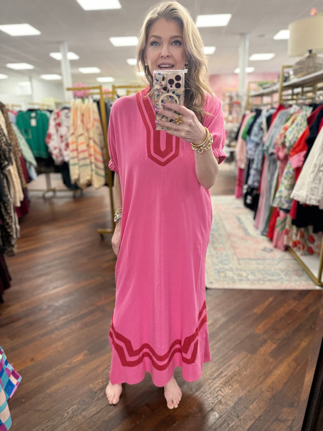 Classic Lady Dress-Pink - The Shoppes at Coldwater