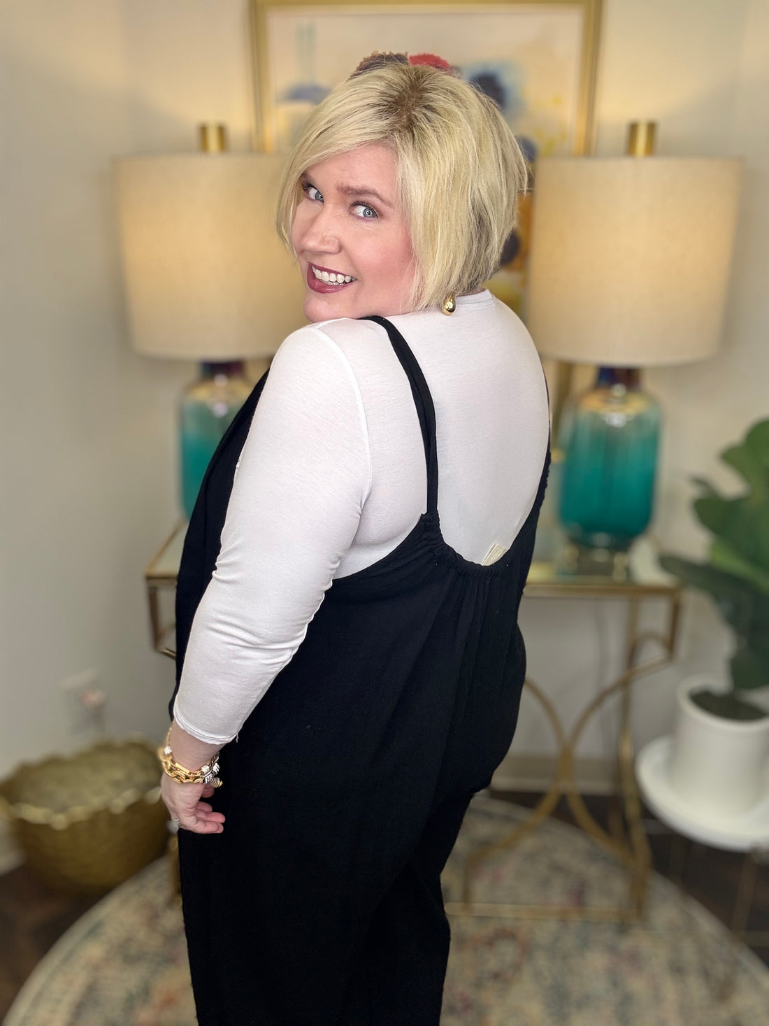 Off Duty Curvy Jumpsuit