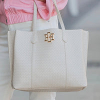 Caroline Hill | Heath Bag-Woven Almond