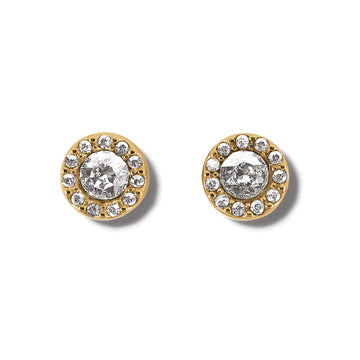 Brighton | Illumina Solitaire Post Earrings Gold