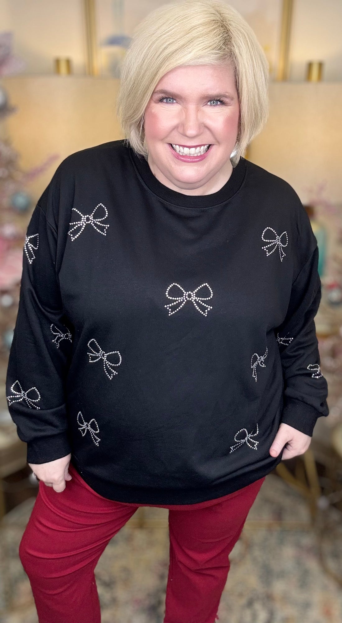 Bows and Glitz Sweatshirt