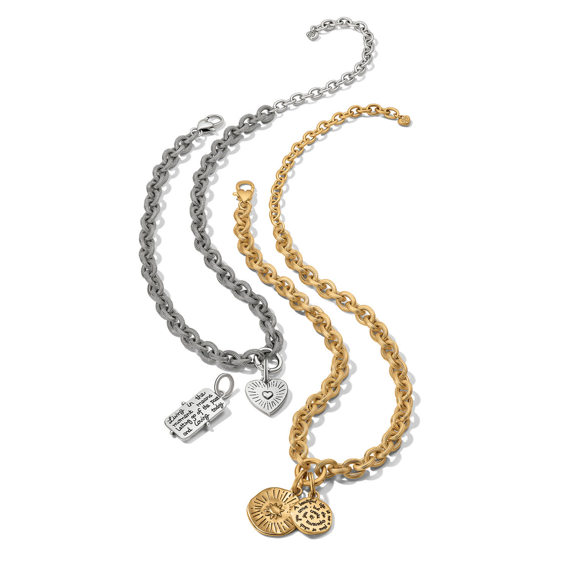 Brighton | Token Lavish Link Charm Necklace-Gold
