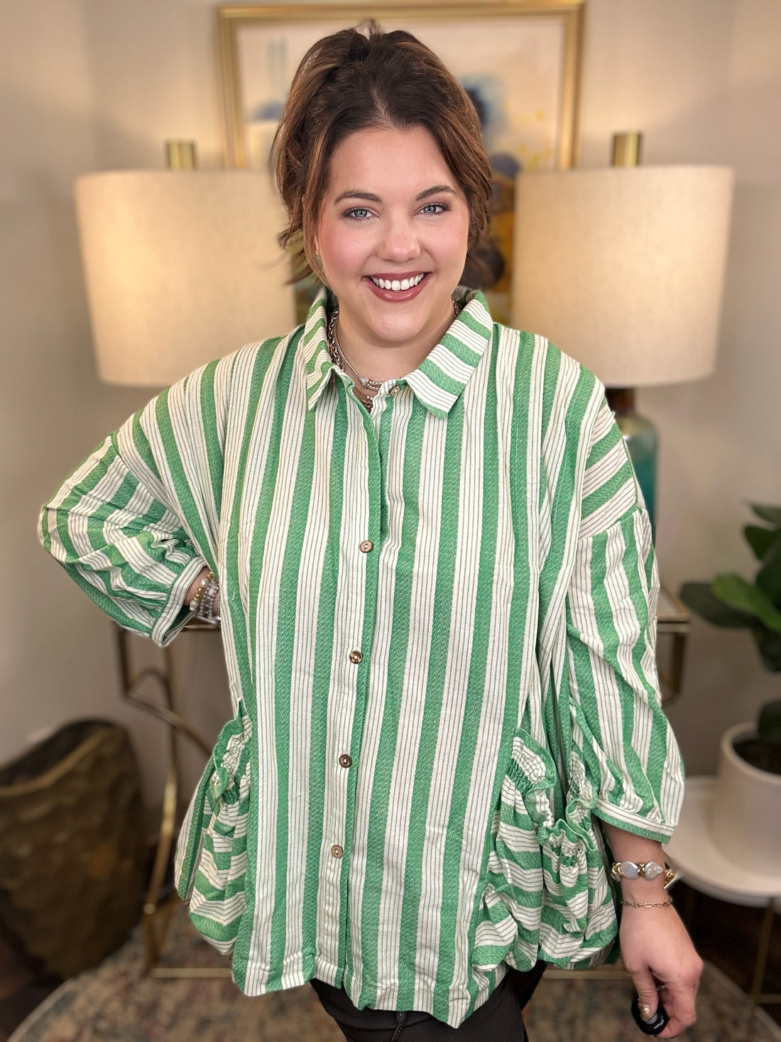 Undone Beauty Curvy Top