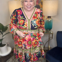 Petal Perfection Curvy Dress