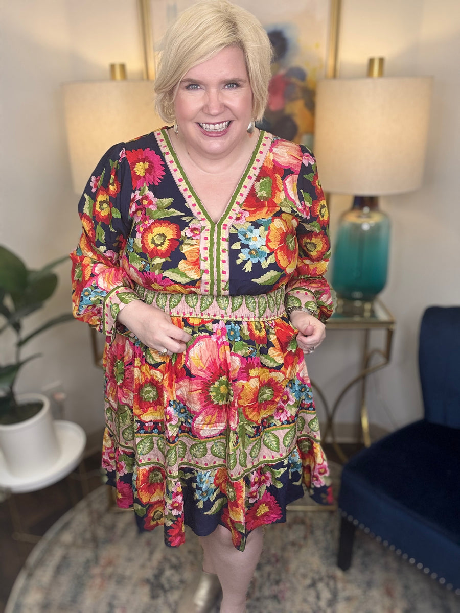 Petal Perfection Curvy Dress