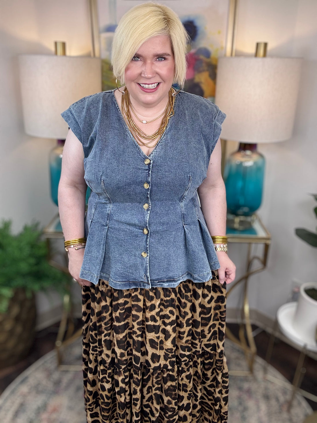 Say The Word Curvy Skirt
