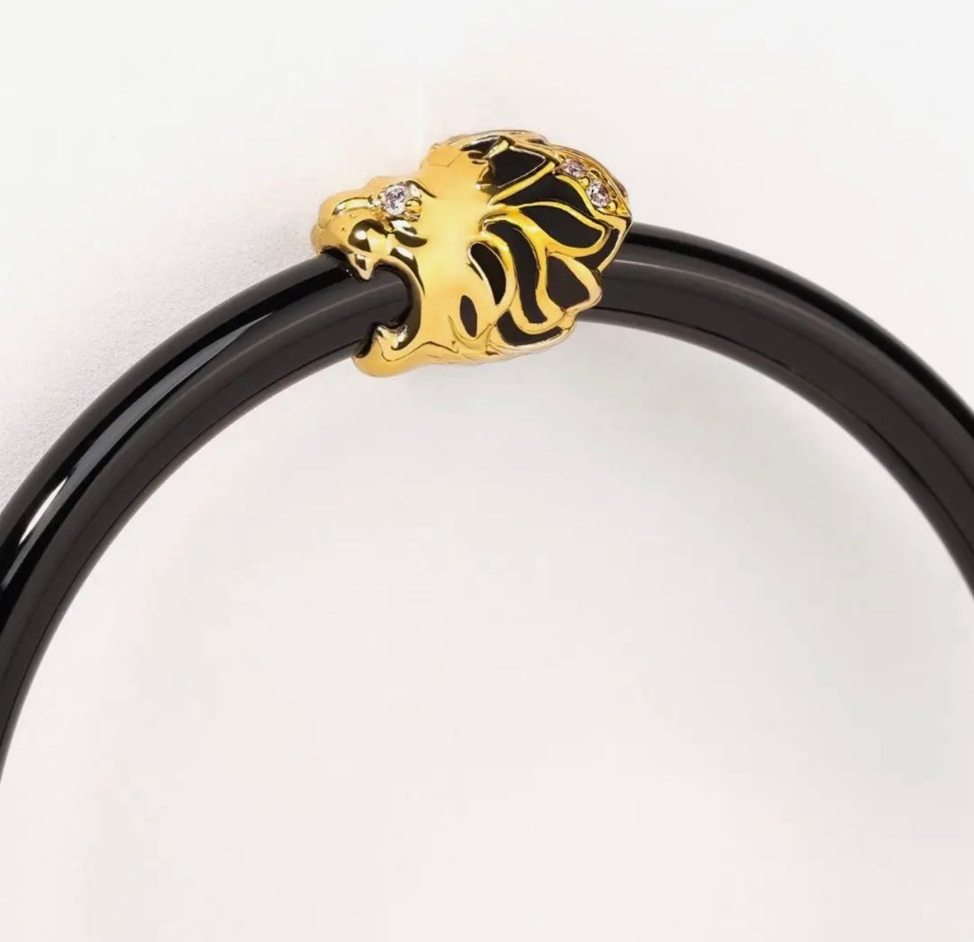 BuDhaGirl | Fauna Lion All Weather Bangle® (Awb®)
- Black
