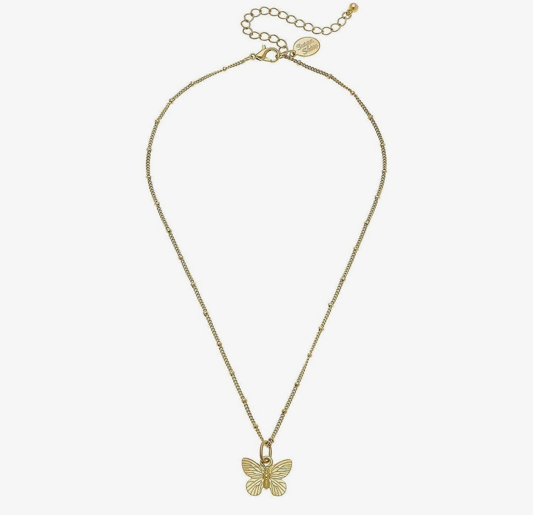 Susan Shaw | Dainty Butterfly Necklace