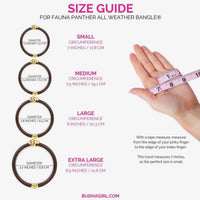 BuDhaGirl | Fauna Panther All Weather Bangle® (Awb®) - Chocolate