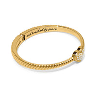Brighton | Celestia Heart Hinged Bangle-Gold