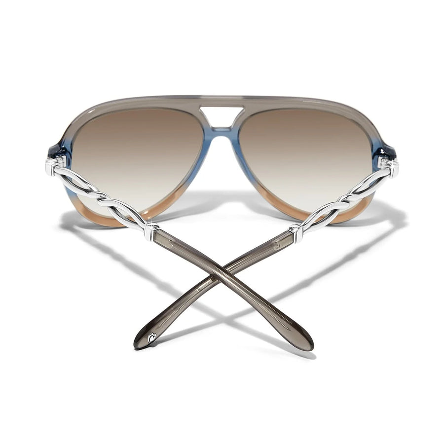Brighton | Interlok Twist Aviator Sunglasses