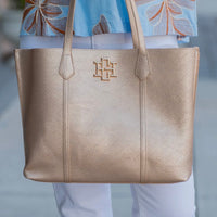 Caroline Hill | Heath Bag-Woven Gold