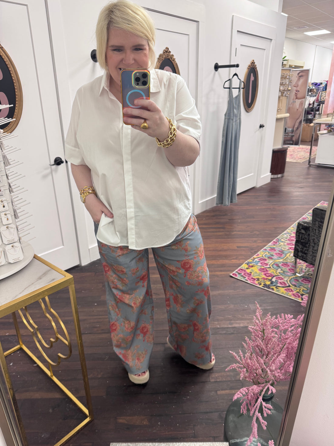 Rosie Pants-Blue - The Shoppes at Coldwater