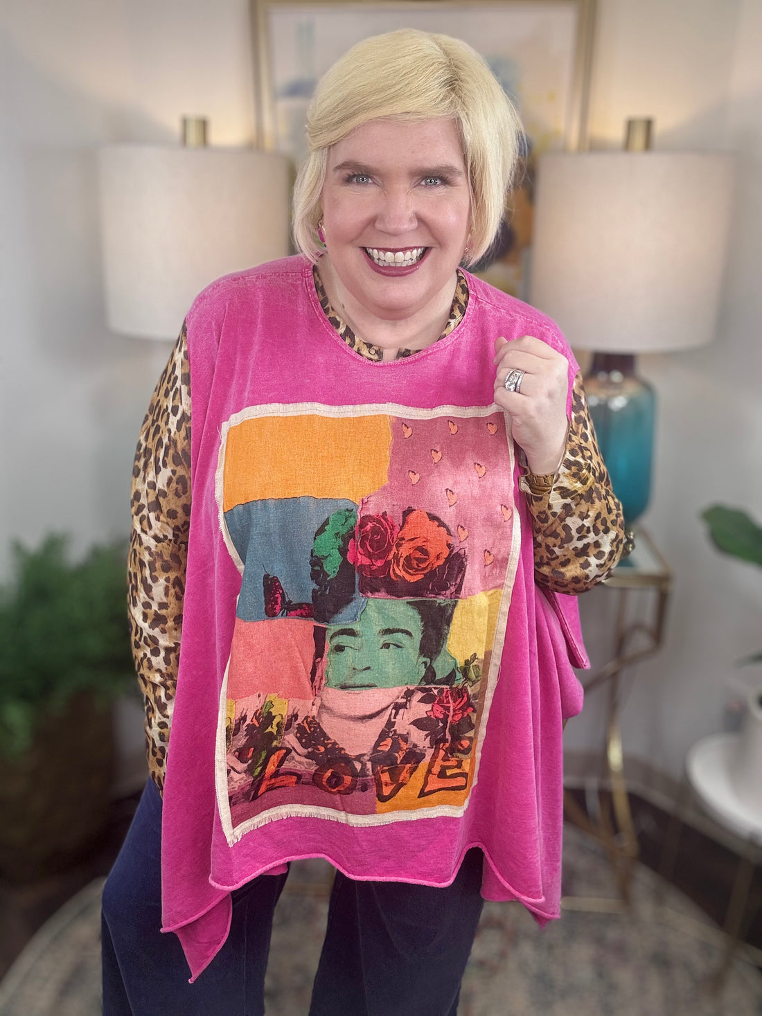 Lovely Frida Poncho Top