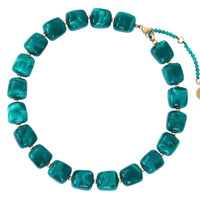 Cape Diablo | Chunky Square Bead Necklace-7 Colors