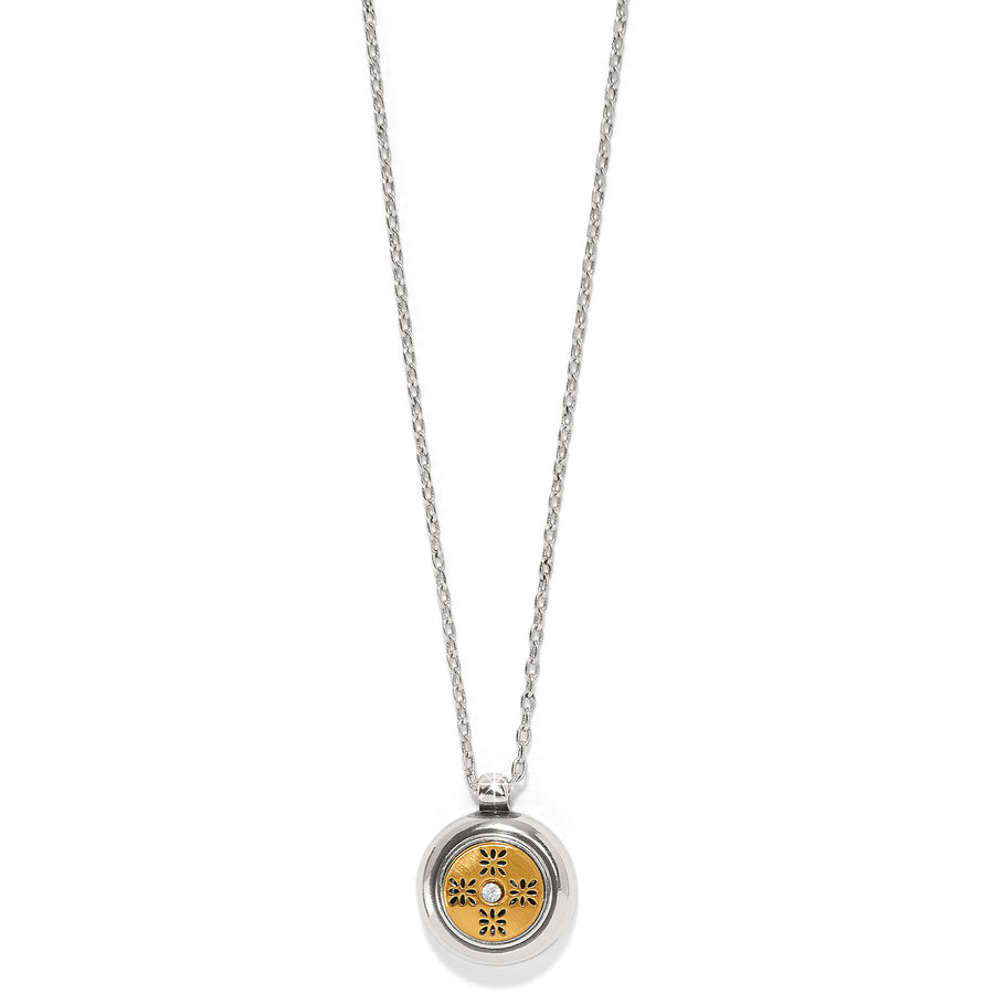 Brighton | Mosaic Round Mini 2 Tone Necklace