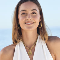 Brighton | Contempo Medallion Heart Necklace