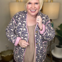 Blueberry Curvy Jacket