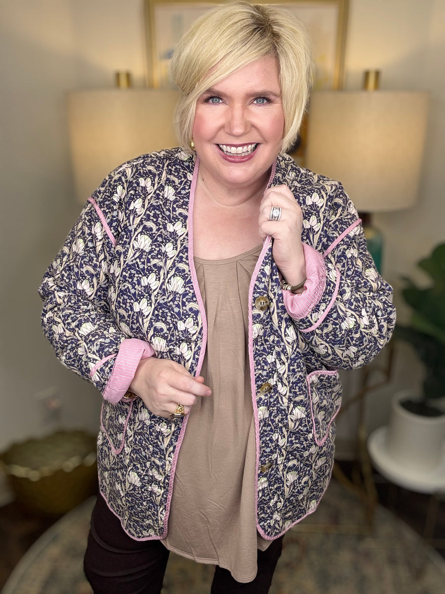 Blueberry Curvy Jacket