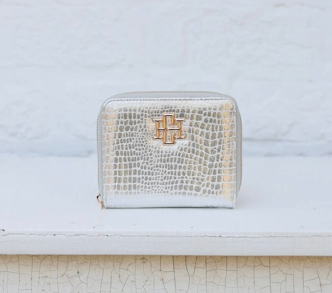 Caroline Hill | Blakely Wallet-Silver EC