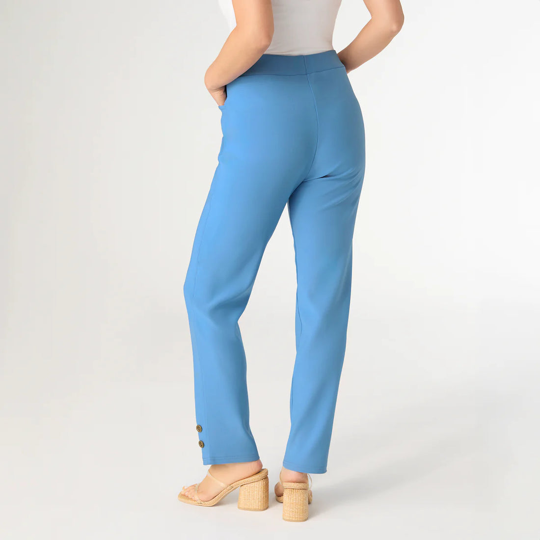 Coco & Carmen Georgie Ankle Pants-Cornflower Blue