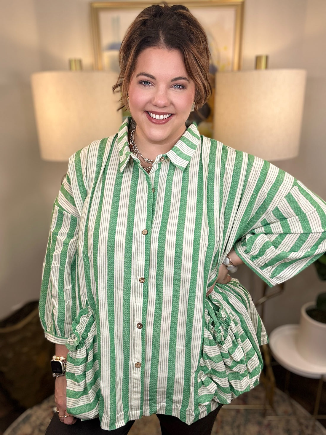 Undone Beauty Curvy Top