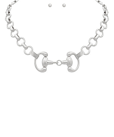 Horse Bit Necklace-2 Colors