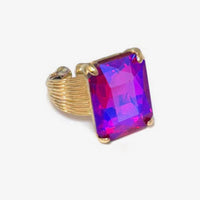 Rectangle Sparkle Ring