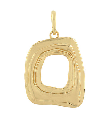 Textured Geometric Square Charm