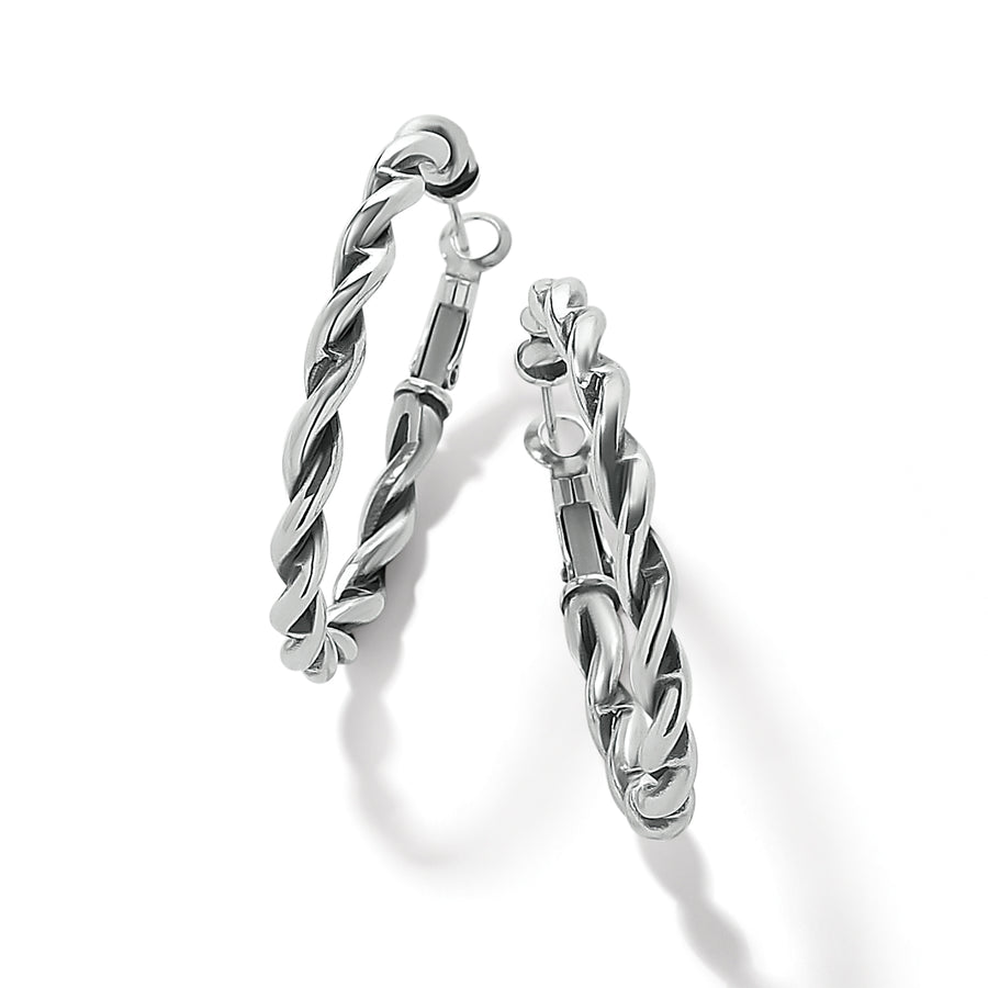 Brighton | Interlok Twist Oval Leverback Earrings