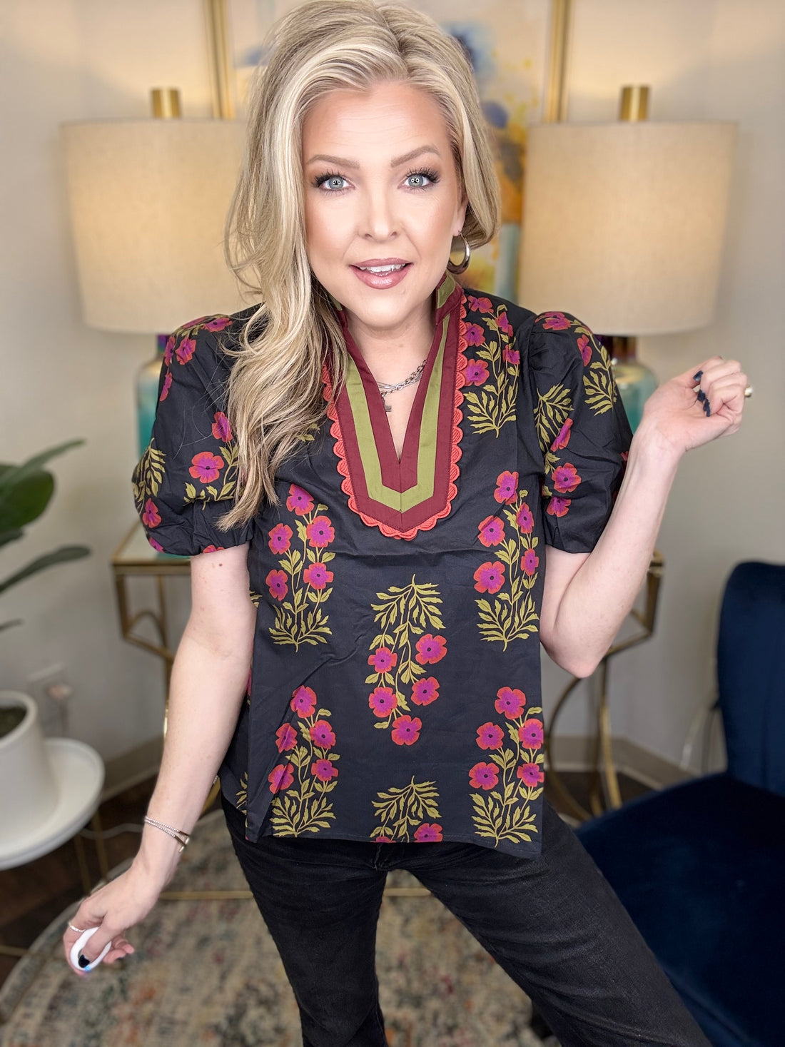 Night Bloom Top