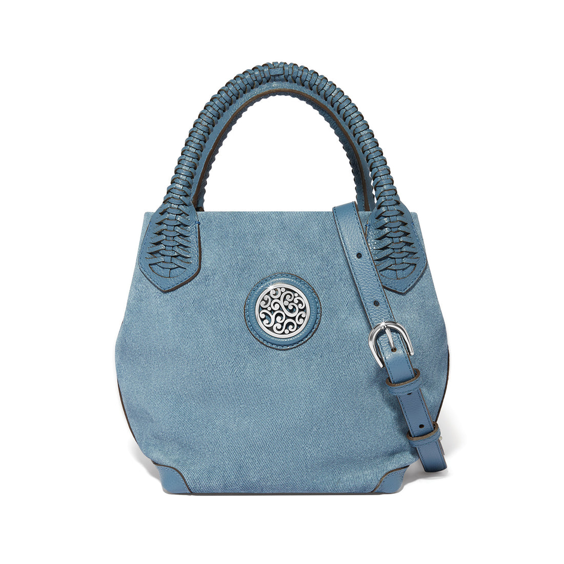 Brighton | Reina Suede Medium Tote-Denim