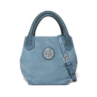 Brighton | Reina Suede Medium Tote-Denim