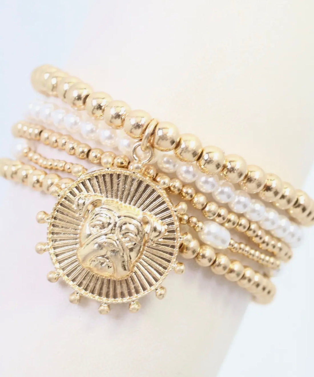 Caroline Hill | Carmen Coin Bracelet Set-Dog