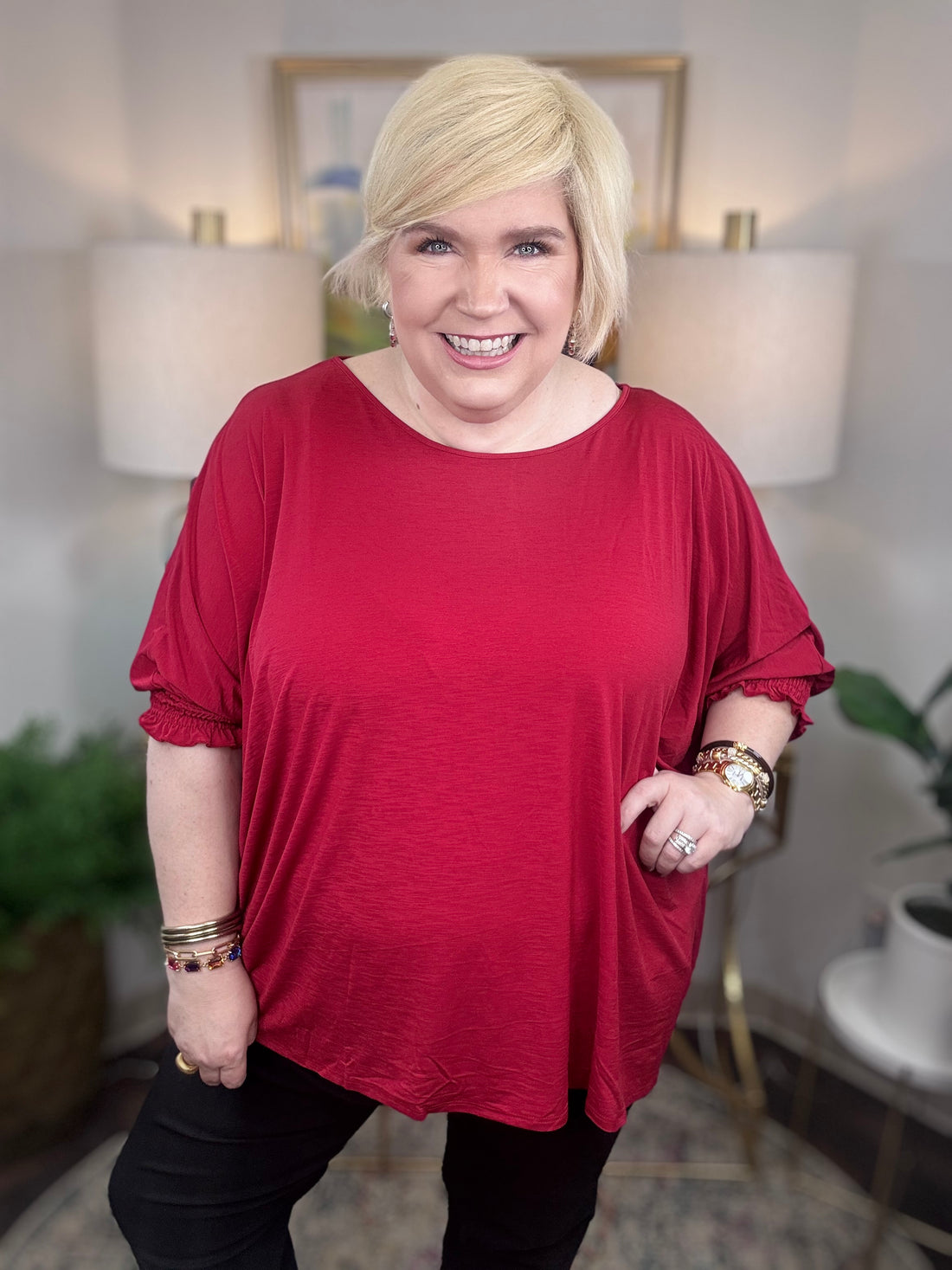 Back To The Start Curvy Top