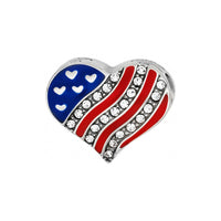 Brighton | Hearts and Stripes Bead