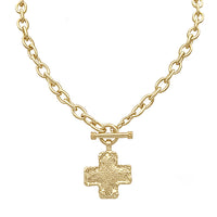 Cross That When We Get There Necklace-2 Colors!