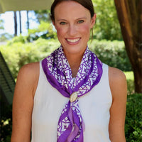 Caroline Hill | Langston Scarf-Purple