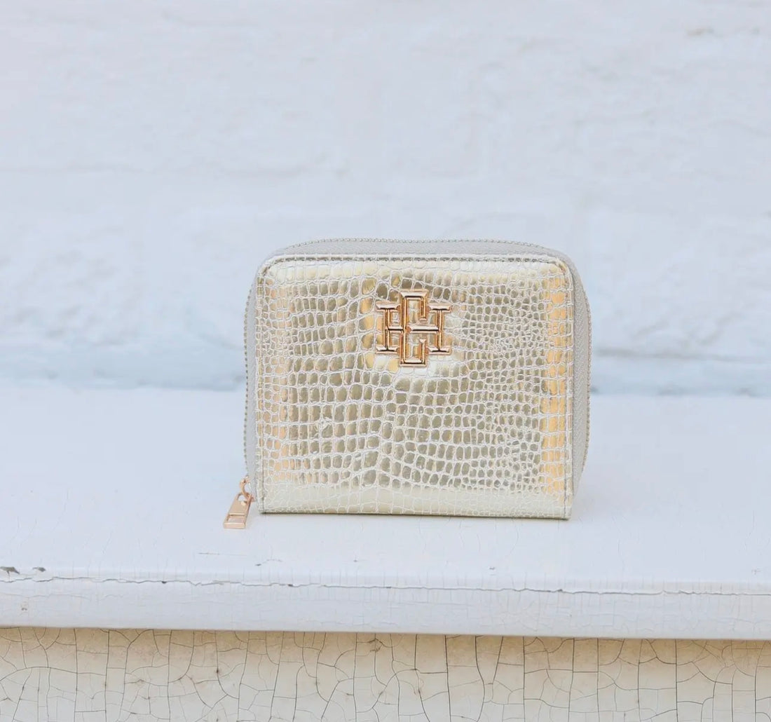 Caroline Hill | Blakely Wallet-Gold EC