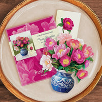 Mini Peony Paradise Pop Up Card