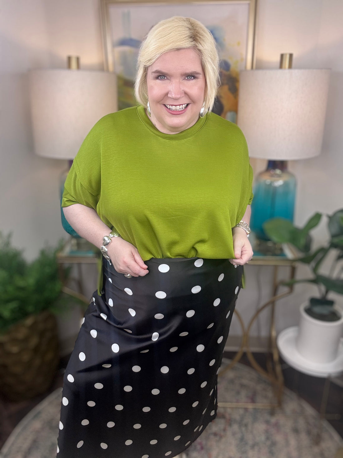 Open Your Eyes Skirt-S-3X