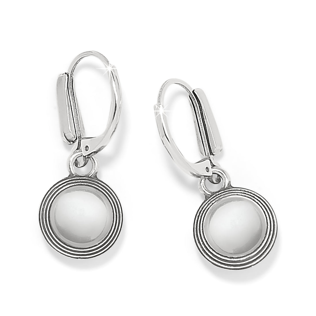 Brighton | Meridian Aurora Leverback Earrings-Crystal