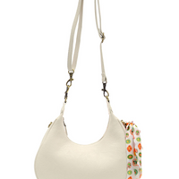 Joy Susan Farmer’s Market Crossbody-Lychee/Ivory