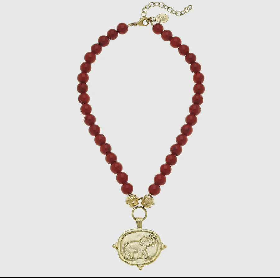 Susan Shaw | Elephant Necklace