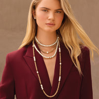 Brighton | Trust Your Journey Pearl Chain Long Necklace