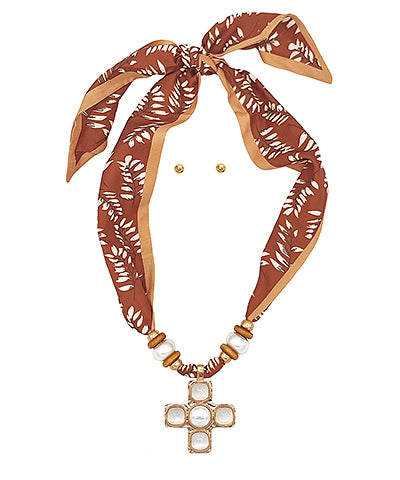 Let It Linger Scarf Necklace-2 Colors